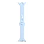 Slimming Silicone Replacement Watchband For Apple Watch Series, 7 41mm / 6&SE&5&4 40mm / 3&2&1 38mm
