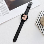 Lychee Texture Leather Strap Watchband, For Samsung Galaxy Watch4 40mm / 44mm
