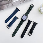 سوار ساعة بديل بنسيج حصان مجنون مطفي لسلسلة Apple Watch، 7 مقاس 45 مم / 6&SE&5&4 مقاس 44 مم / 3&2&1 مقاس 42 مم، 7 مقاس 41 مم / 6&SE&5&4 مقاس 40 مم / 3&2&1 مقاس 38 مم