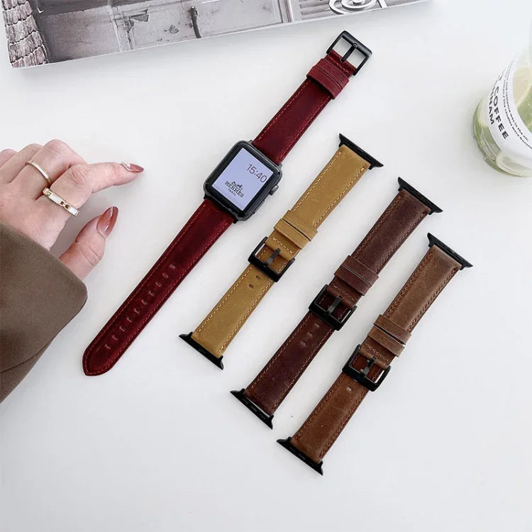 سوار ساعة بديل بنسيج حصان مجنون مطفي لسلسلة Apple Watch، 7 مقاس 45 مم / 6&SE&5&4 مقاس 44 مم / 3&2&1 مقاس 42 مم، 7 مقاس 41 مم / 6&SE&5&4 مقاس 40 مم / 3&2&1 مقاس 38 مم