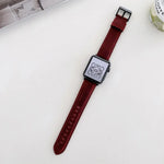 سوار ساعة بديل بنسيج حصان مجنون مطفي لسلسلة Apple Watch، 7 مقاس 45 مم / 6&SE&5&4 مقاس 44 مم / 3&2&1 مقاس 42 مم، 7 مقاس 41 مم / 6&SE&5&4 مقاس 40 مم / 3&2&1 مقاس 38 مم
