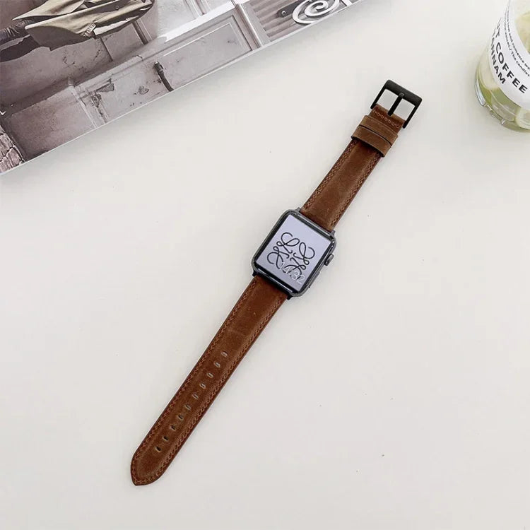 سوار ساعة بديل بنسيج حصان مجنون مطفي لسلسلة Apple Watch، 7 مقاس 45 مم / 6&SE&5&4 مقاس 44 مم / 3&2&1 مقاس 42 مم، 7 مقاس 41 مم / 6&SE&5&4 مقاس 40 مم / 3&2&1 مقاس 38 مم