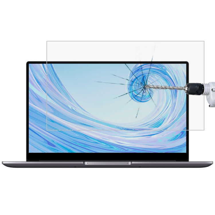فيلم حماية شاشة لابتوب من الزجاج المقسى عالي الدقة، لأجهزة Xiaomi Redmi Book Pro 15 مقاس 15.6 بوصة، Huawei MateBook B3-510 15.6 بوصة، Huawei MateBook D 15 2020 15.6 بوصة، Huawei MateBook D 15 2021 15.6 بوصة، MECHREVO CODE 01 15.6 بوصة