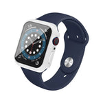 غطاء حماية IMAK من PC مقاوم للصدمات مع فيلم زجاجي مقسى، لسلسلة Apple Watch 6 & SE & 5 & 4 مقاس 44 مم، لسلسلة Apple Watch 3 & 2 & 1 مقاس 42 مم، لسلسلة Apple Watch 6 & SE & 5 & 4 مقاس 40 مم، لسلسلة Apple Watch 3 & 2 & 1 مقاس 38 مم