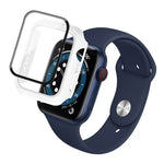 غطاء حماية IMAK من PC مقاوم للصدمات مع فيلم زجاجي مقسى، لسلسلة Apple Watch 6 & SE & 5 & 4 مقاس 44 مم، لسلسلة Apple Watch 3 & 2 & 1 مقاس 42 مم، لسلسلة Apple Watch 6 & SE & 5 & 4 مقاس 40 مم، لسلسلة Apple Watch 3 & 2 & 1 مقاس 38 مم