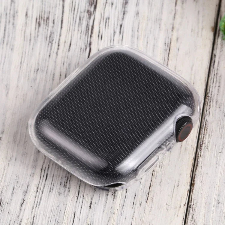 غطاء حماية شامل من TPU مقاوم للصدمات، لسلسلة Apple Watch 9 / 8 / 7 مقاس 41 مم، لسلسلة Apple Watch 9 / 8 / 7 مقاس 45 مم