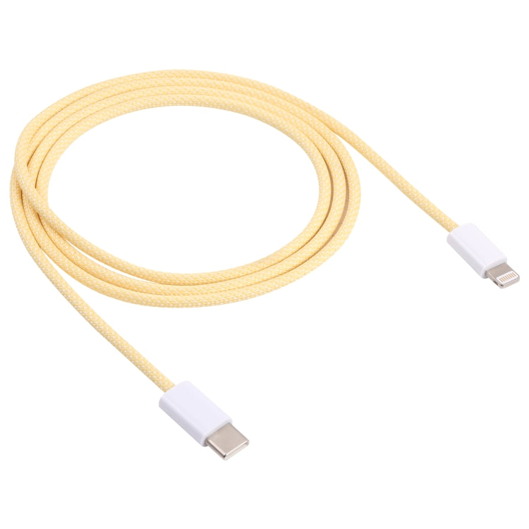 كابل بيانات PD USB-C / Type-C إلى 8 دبابيس، طول الكابل: 1 متر، 12 واط، 20 واط