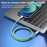 كابل بيانات PD USB-C / Type-C إلى 8 دبابيس، طول الكابل: 1 متر، 12 واط، 20 واط