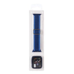 طقم سوار ساعة من النايلون المنسوج المخطط القابل للتعديل + غطاء ساعة لسلسلة Apple Watch، 7 مقاس 41 مم/6&SE&5&4 مقاس 40 مم/3&2&1 مقاس 38 مم، 7 مقاس 45 مم/6&SE&5&4 مقاس 44 مم/3&2&1 مقاس 42 مم