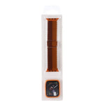 طقم سوار ساعة من النايلون المنسوج المخطط القابل للتعديل + غطاء ساعة لسلسلة Apple Watch، 7 مقاس 41 مم/6&SE&5&4 مقاس 40 مم/3&2&1 مقاس 38 مم، 7 مقاس 45 مم/6&SE&5&4 مقاس 44 مم/3&2&1 مقاس 42 مم