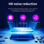 مسجل صوت محمول K2 فائق النحافة على شكل بطاقة، 4GB، 8GB، 16GB، 32GB