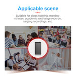 مسجل صوت ذكي عالي الدقة مع تقليل الضوضاء وتحكم صوتي Q1، 8GB، 16GB، 32GB