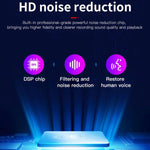 مسجل صوت ذكي عالي الدقة مع تقليل الضوضاء Q37، 4GB، 8GB، 16GB، 32GB