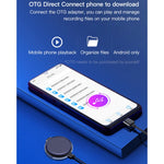 مسجل صوت ذكي عالي الدقة مع تقليل الضوضاء وتحكم صوتي بالذكاء الاصطناعي Q39، 4GB، 8GB، 16GB، 32GB