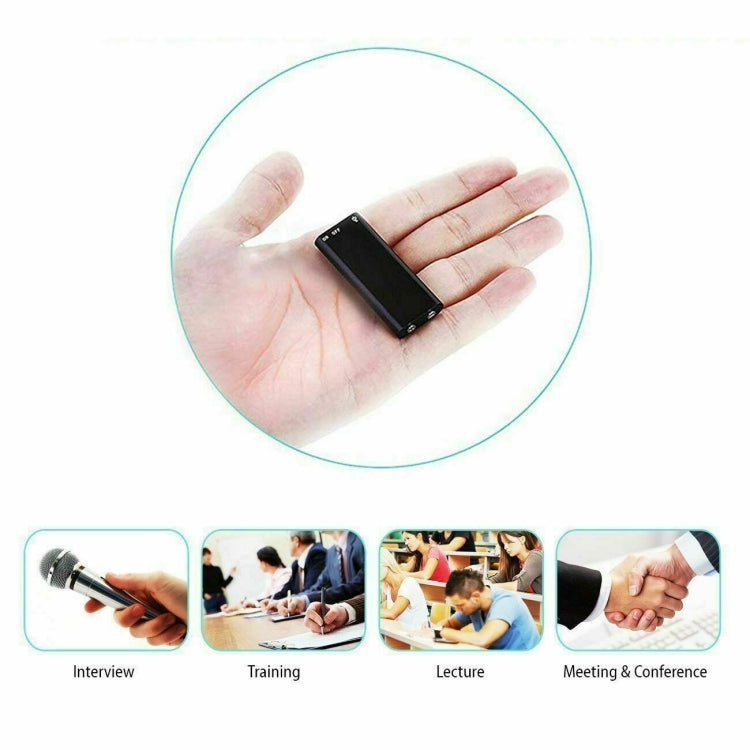 مسجل صوت ذكي عالي الدقة مع تقليل الضوضاء وتحكم صوتي بالذكاء الاصطناعي X2، 4GB، 8GB، 16GB، 32GB