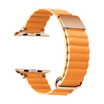 سوار ساعة من الجلد المغناطيسي لسلسلة Apple Watch، 7 بقياس 41مم / 6&SE&5&4 بقياس 40مم / 3&2&1 بقياس 38مم، 7 بقياس 45مم / 6&SE&5&4 بقياس 44مم / 3&2&1 بقياس 42مم