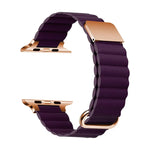 سوار ساعة من الجلد المغناطيسي لسلسلة Apple Watch، 7 بقياس 41مم / 6&SE&5&4 بقياس 40مم / 3&2&1 بقياس 38مم، 7 بقياس 45مم / 6&SE&5&4 بقياس 44مم / 3&2&1 بقياس 42مم