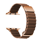 سوار ساعة من الجلد المغناطيسي لسلسلة Apple Watch، 7 بقياس 41مم / 6&SE&5&4 بقياس 40مم / 3&2&1 بقياس 38مم، 7 بقياس 45مم / 6&SE&5&4 بقياس 44مم / 3&2&1 بقياس 42مم