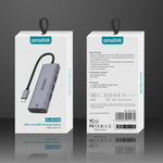 موزع متعدد الوظائف amalink 95123D من نوع-C / USB-C إلى HDMI + 3 منافذ USB + PD 3.0، 95123D