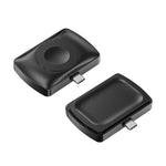 شاحن لاسلكي مزدوج الجوانب لسماعات الأذن وساعة اليد بمنفذ Type-C طراز JJT-997 لـ AirPods و iWatch
