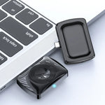 شاحن لاسلكي مزدوج الجوانب لسماعات الأذن وساعة اليد بمنفذ Type-C طراز JJT-997 لـ AirPods و iWatch
