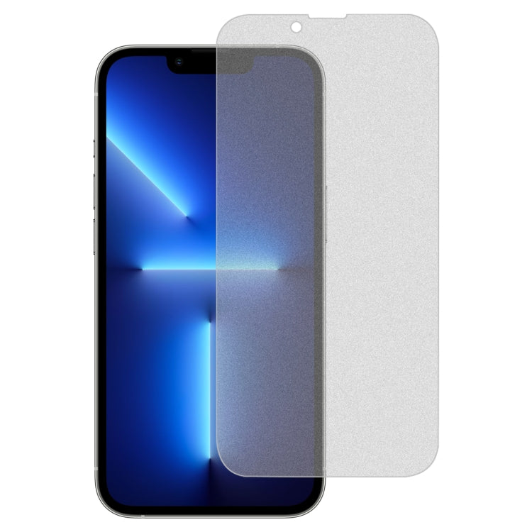 For iPhone 17e / 16e / 13 / 13 Pro Transparent Frosted Full Screen Tempered Glass Film, For iPhone 16e / 13 / 13 Pro  (1 PC)