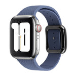 سوار ساعة سيليكون بإبزيم أسود لسلسلة Apple Watch، 7 بقياس 45مم / 6&SE&5&4 بقياس 44مم / 3&2&1 بقياس 42مم