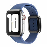 سوار ساعة سيليكون بإبزيم أسود لسلسلة Apple Watch، 7 بقياس 45مم / 6&SE&5&4 بقياس 44مم / 3&2&1 بقياس 42مم