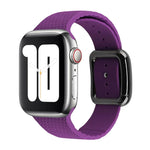 سوار ساعة سيليكون بإبزيم أسود لسلسلة Apple Watch، 7 بقياس 45مم / 6&SE&5&4 بقياس 44مم / 3&2&1 بقياس 42مم