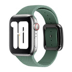 سوار ساعة سيليكون بإبزيم أسود لسلسلة Apple Watch، 7 بقياس 45مم / 6&SE&5&4 بقياس 44مم / 3&2&1 بقياس 42مم