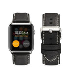 سوار ساعة من الجلد الطبيعي الصديق للبيئة، لسلسلة Apple Watch، لسلسلة Apple Watch 5
