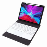 H-102C Touch Bluetooth Keyboard Leather Case with Rear Three-fold Holder, For iPad 10.2 2020 & 2019 / Pro 10.5 inch