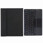 H-102C Touch Bluetooth Keyboard Leather Case with Rear Three-fold Holder, For iPad 10.2 2020 & 2019 / Pro 10.5 inch