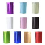 100 PCS/Set Matte Aluminum Foil Snack Stand-up Pouch, 20x30+5cm