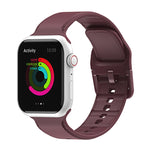 سوار ساعة سيليكون لسلسلة Apple Watch، 7 45مم / 6&SE&5&4 44مم / 3&2&1 42مم