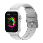 سوار ساعة سيليكون لسلسلة Apple Watch، 7 45مم / 6&SE&5&4 44مم / 3&2&1 42مم
