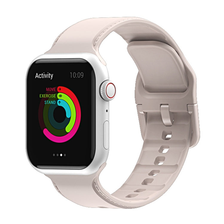 سوار ساعة سيليكون لسلسلة Apple Watch، 7 45مم / 6&SE&5&4 44مم / 3&2&1 42مم