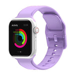 سوار ساعة سيليكون لسلسلة Apple Watch، 7 45مم / 6&SE&5&4 44مم / 3&2&1 42مم