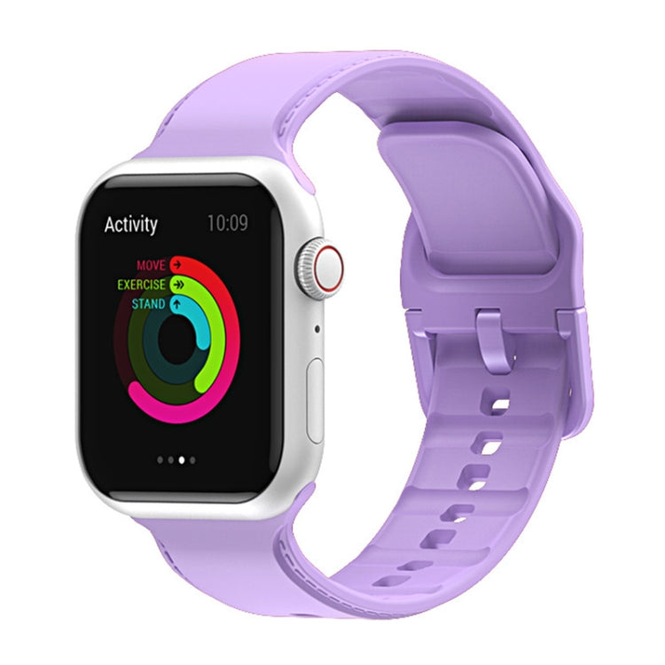 سوار ساعة سيليكون لسلسلة Apple Watch، 7 45مم / 6&SE&5&4 44مم / 3&2&1 42مم