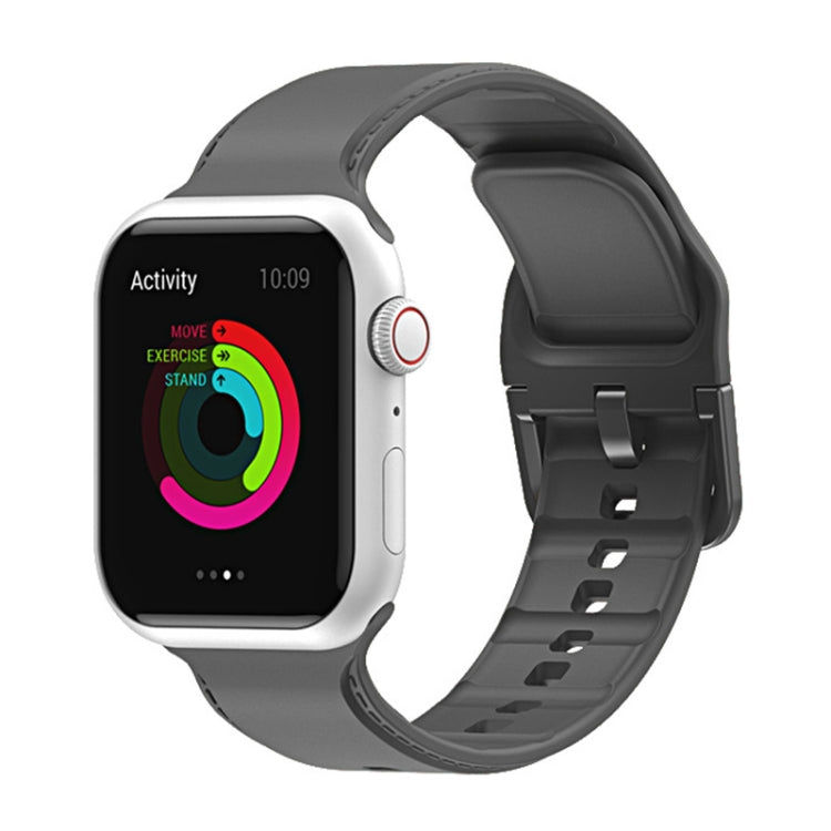 سوار ساعة سيليكون لسلسلة Apple Watch، 7 45مم / 6&SE&5&4 44مم / 3&2&1 42مم