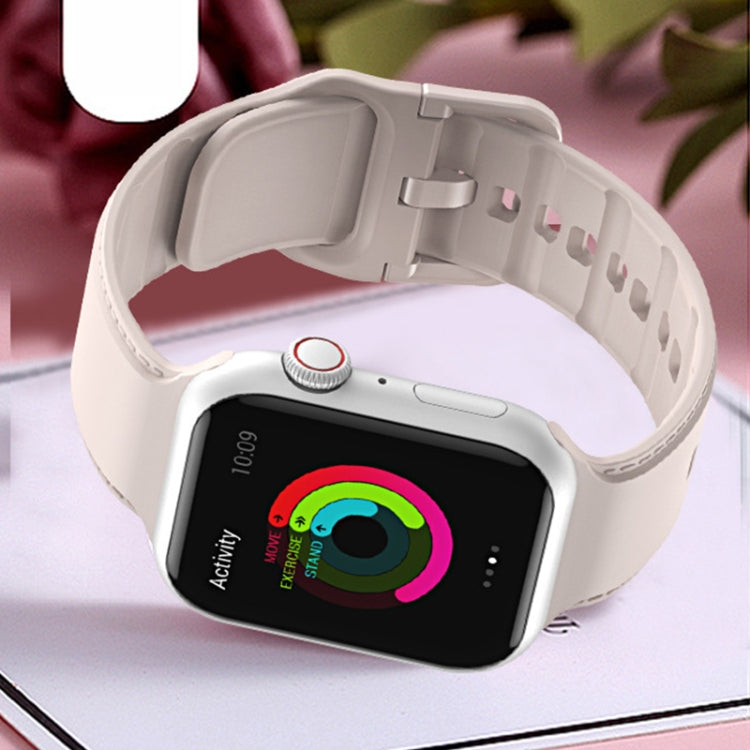 سوار ساعة سيليكون لسلسلة Apple Watch، 7 45مم / 6&SE&5&4 44مم / 3&2&1 42مم