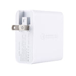 شاحن سفر A3 PD 18 واط USB-C / Type-C + QC3.0 USB + واجهة USB مزدوجة، قابس الولايات المتحدة، قابس الاتحاد الأوروبي، قابس المملكة المتحدة
