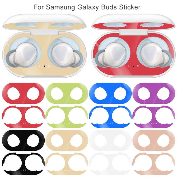 ملصق حماية معدني لسماعة Galaxy Buds اللاسلكية بلوتوث