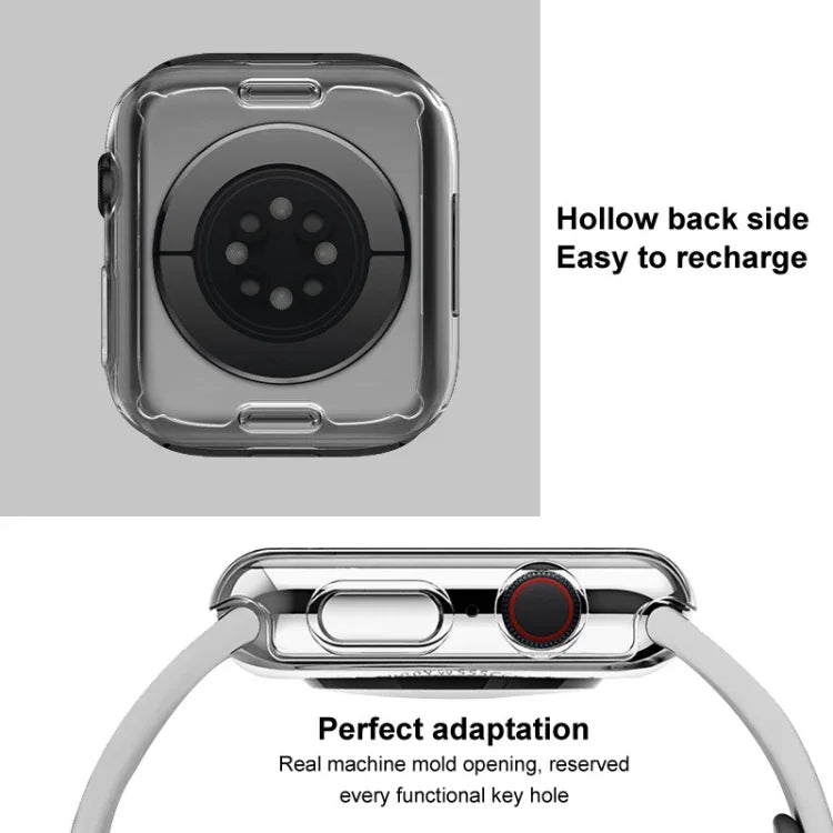 حافظة حماية TPU من imak لسلسلة Apple Watch 9 / 8 / 7 41mm، لسلسلة Apple Watch 9 / 8 / 7 41mm، لسلسلة Apple Watch 9 / 8 / 7 45mm