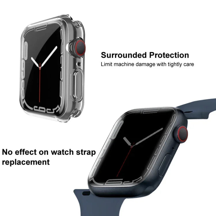 حافظة حماية TPU من imak لسلسلة Apple Watch 9 / 8 / 7 41mm، لسلسلة Apple Watch 9 / 8 / 7 41mm، لسلسلة Apple Watch 9 / 8 / 7 45mm