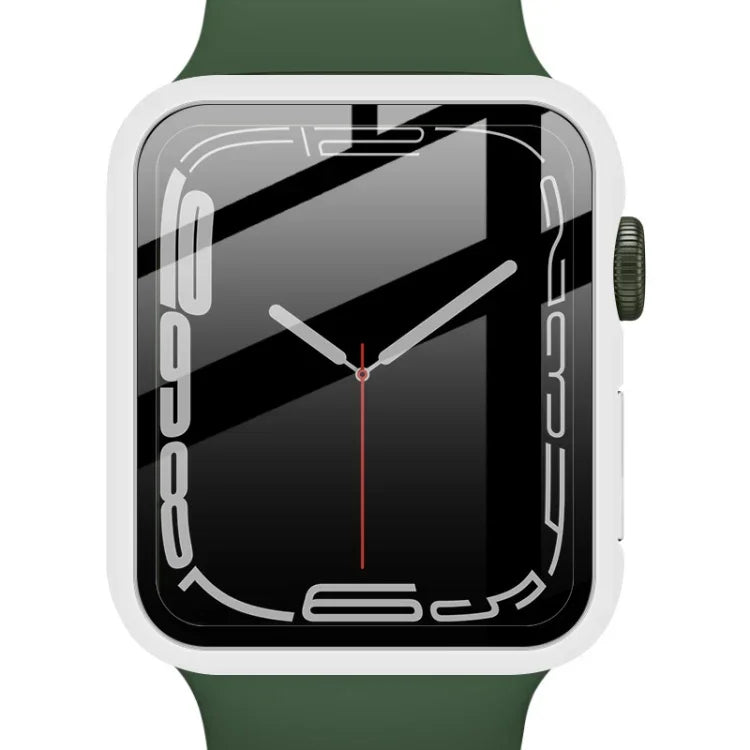 حافظة PC من imak مع فيلم زجاج مقسى، لسلسلة Apple Watch 9 / 8 / 7 41mm، لسلسلة Apple Watch 9 / 8 / 7 45mm