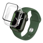حافظة PC من imak مع فيلم زجاج مقسى، لسلسلة Apple Watch 9 / 8 / 7 41mm، لسلسلة Apple Watch 9 / 8 / 7 45mm