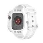 سوار ساعة متكامل بدرع ثنائي اللون لسلسلة Apple Watch، 7 41mm / 6&SE&5&4 40mm، 7 45mm / 6&SE&5&4 44mm