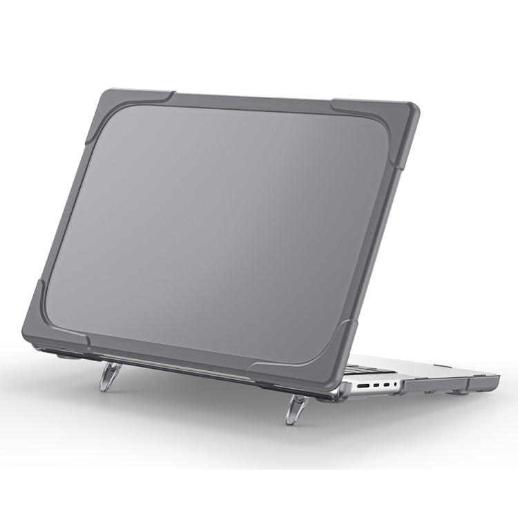 غطاء حماية للابتوب بلونين من TPU + PC، لماك بوك برو 14.2 بوصة A2442 2021
