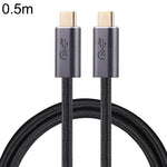 كابل بيانات USB 3.2 مضفر USB-C / نوع-C ذكر إلى USB-C / نوع-C ذكر بسرعة 20 جيجابت في الثانية، 0.5 متر، 1 متر، 1.5 متر، 2 متر، 3 متر
